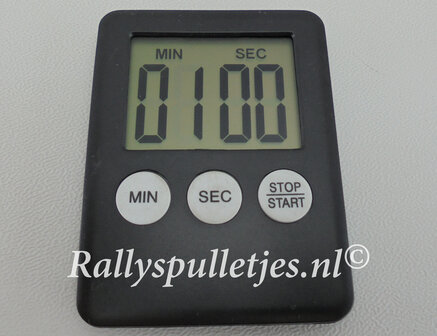 Timer - stopwatch klein-plat