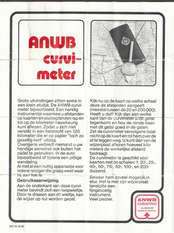 kaartleesmeter (metaal!)