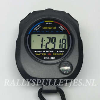 Stopwatch digital -m&eacute;t klein compasje-