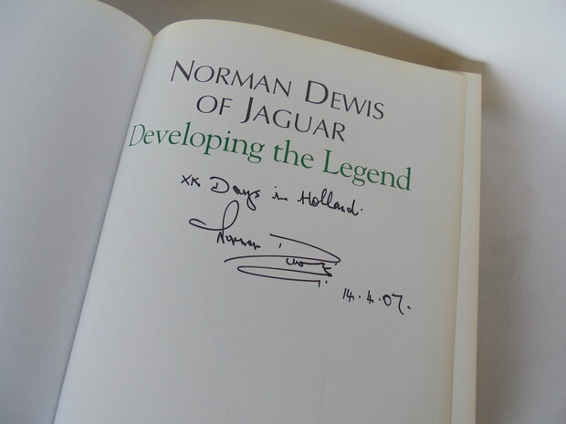 Norman Dewis of Jaguar -Signed by Norman Dewis- (GB)(COLLGFP)