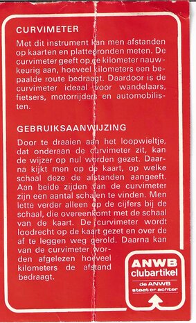 Kaartleesmeter 'Retro'