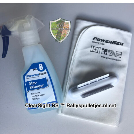 ClearSight RS™ -Set- De natuurlijke ruitenwisser van Rallyspulletjes.nl