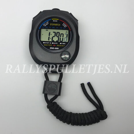 Stopwatch digital -mét klein compasje-